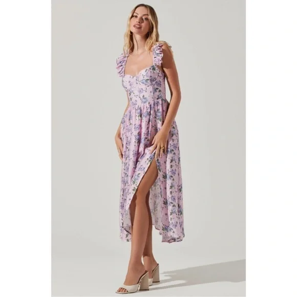 wedelia fit & flare dress Wedelia Floral Bustier Midi Dress main image 0